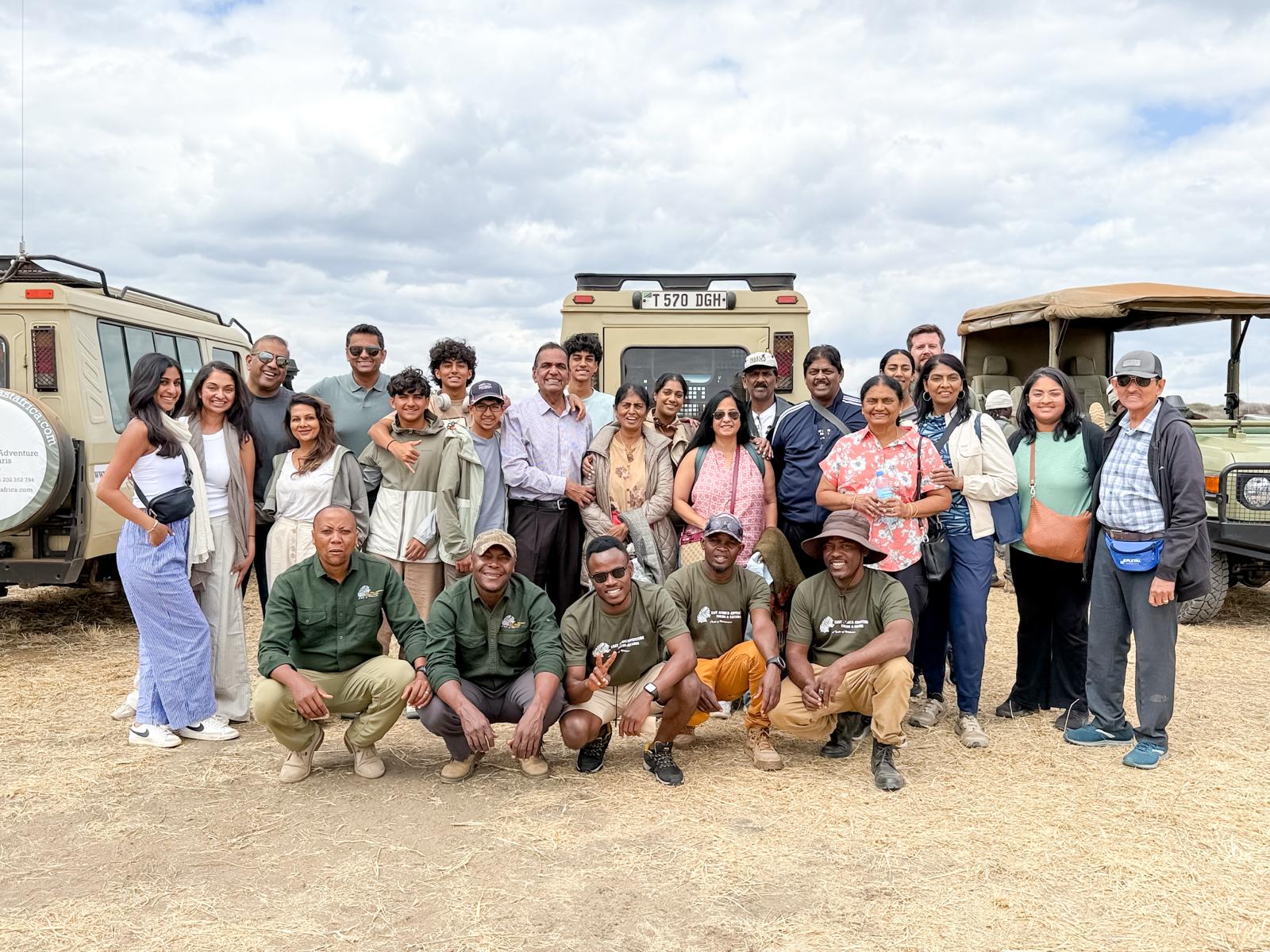 East and south africa group safari